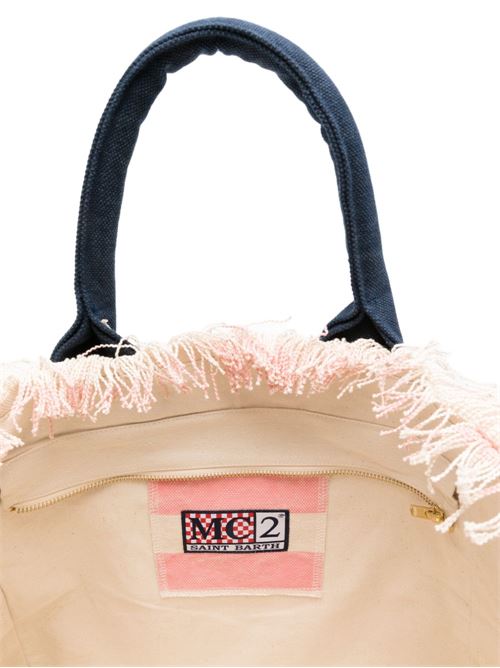Borsa donna a spalla Vanity rosa/bianca MC2 SAINT BARTH | VANITY shoulder00640L